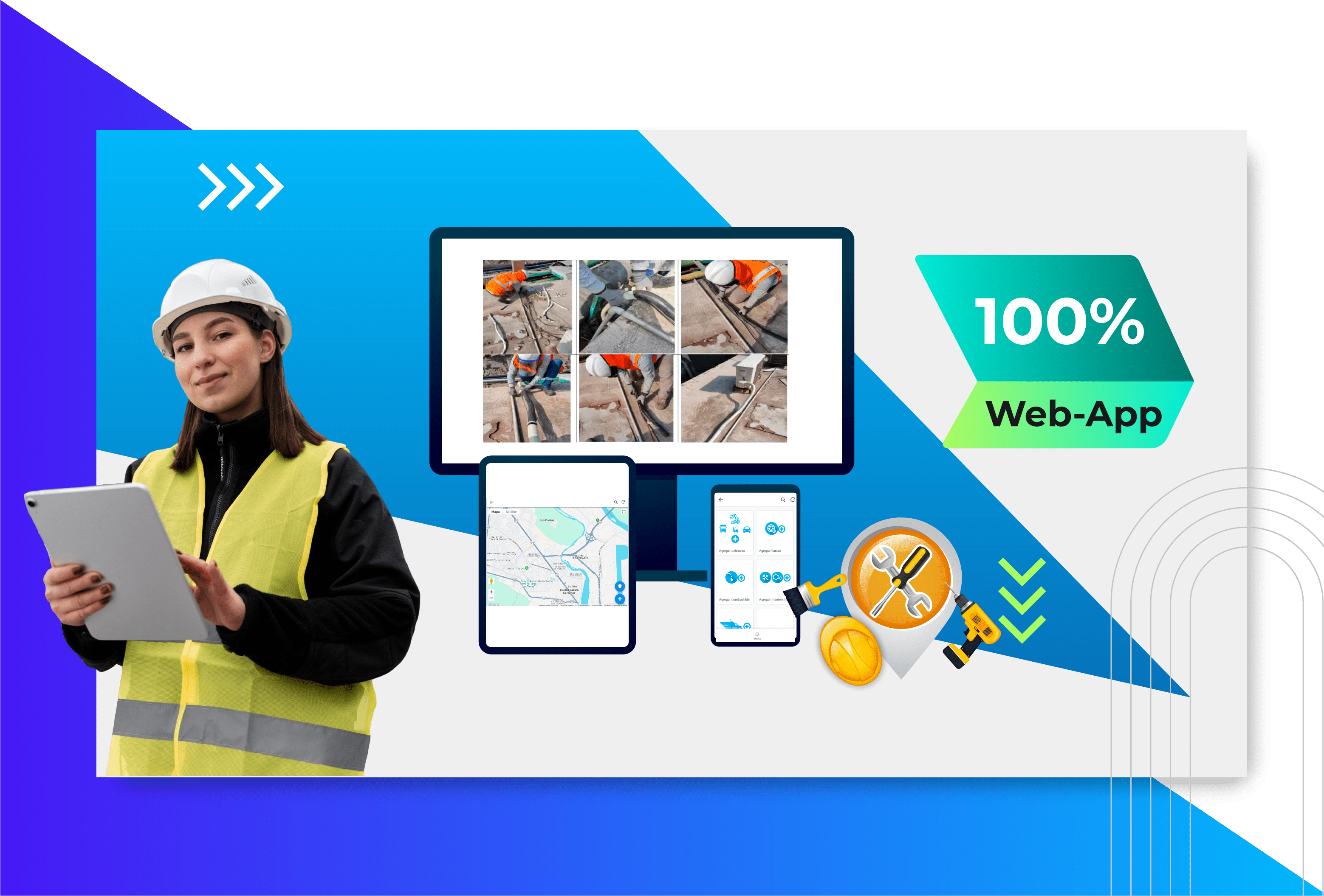 Mujer con orden de trabajo